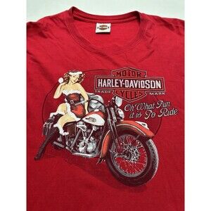 Harley Davidson Shirt Long Sleeve OH What Fun It Is To Ride Size XL 2013 *READ